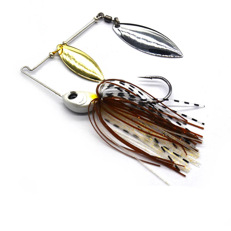 5pcs Artificial Fishing Spinnerbait Accessories