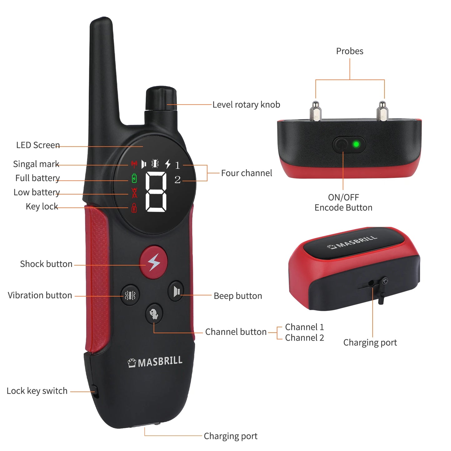 Rechargeable Electric Dog Training Collar
