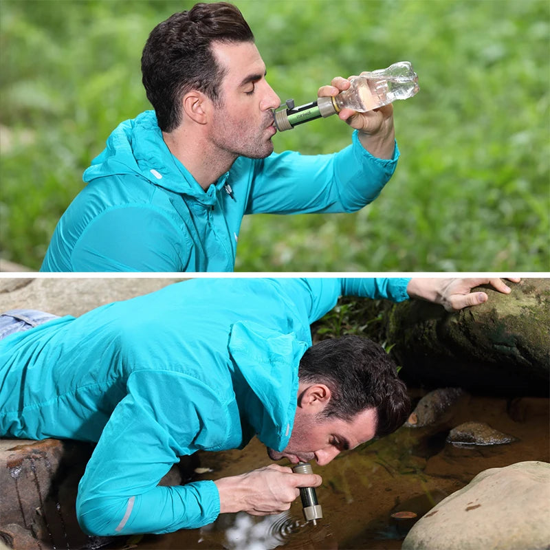 Portable Outdoor Water Filter Survival Kit