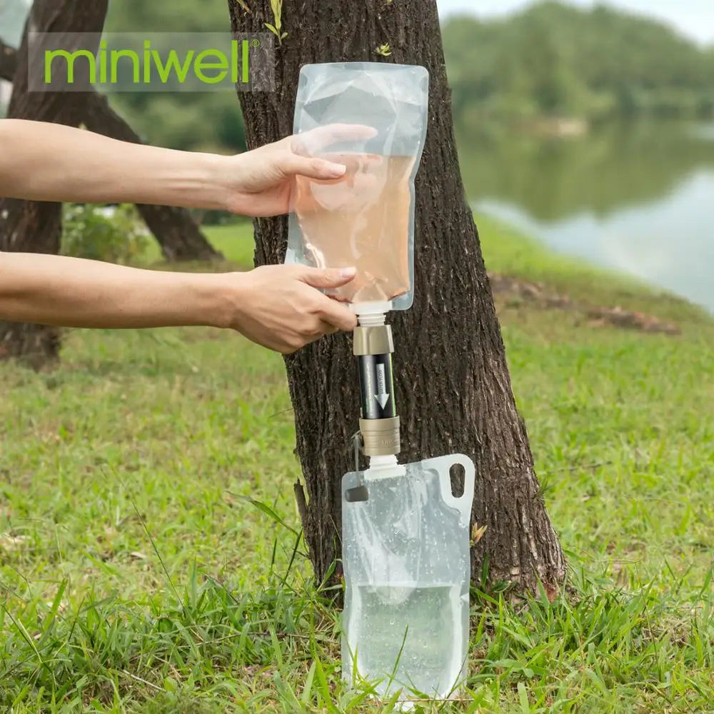 Portable Outdoor Water Filter Survival Kit