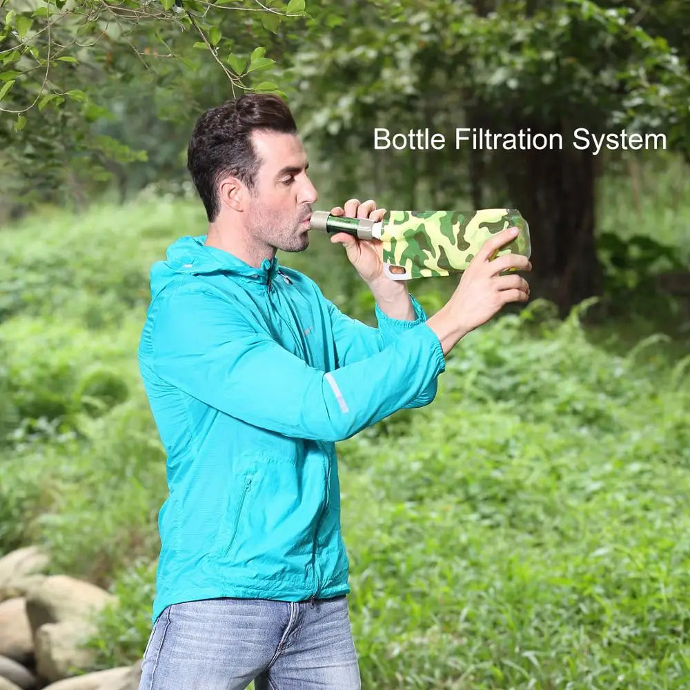 Portable Outdoor Water Filter Survival Kit