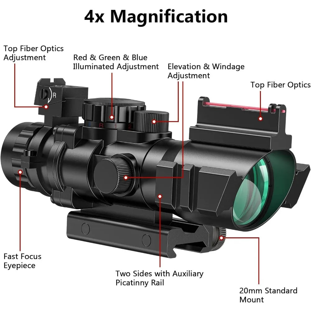 Hunting Scope with Illuminated Reticle