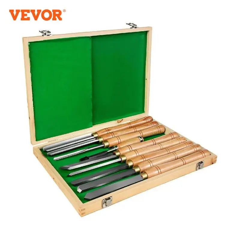 8 Pcs Woodworking Lathe Turning Tools