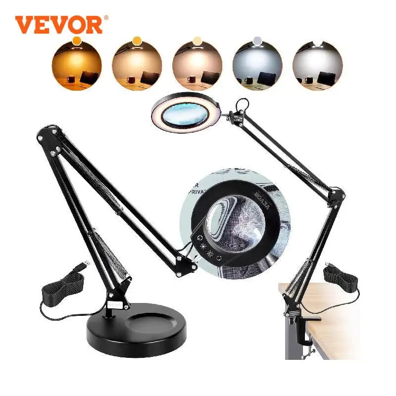 Magnifying Glass with 5X Magnifier & light
