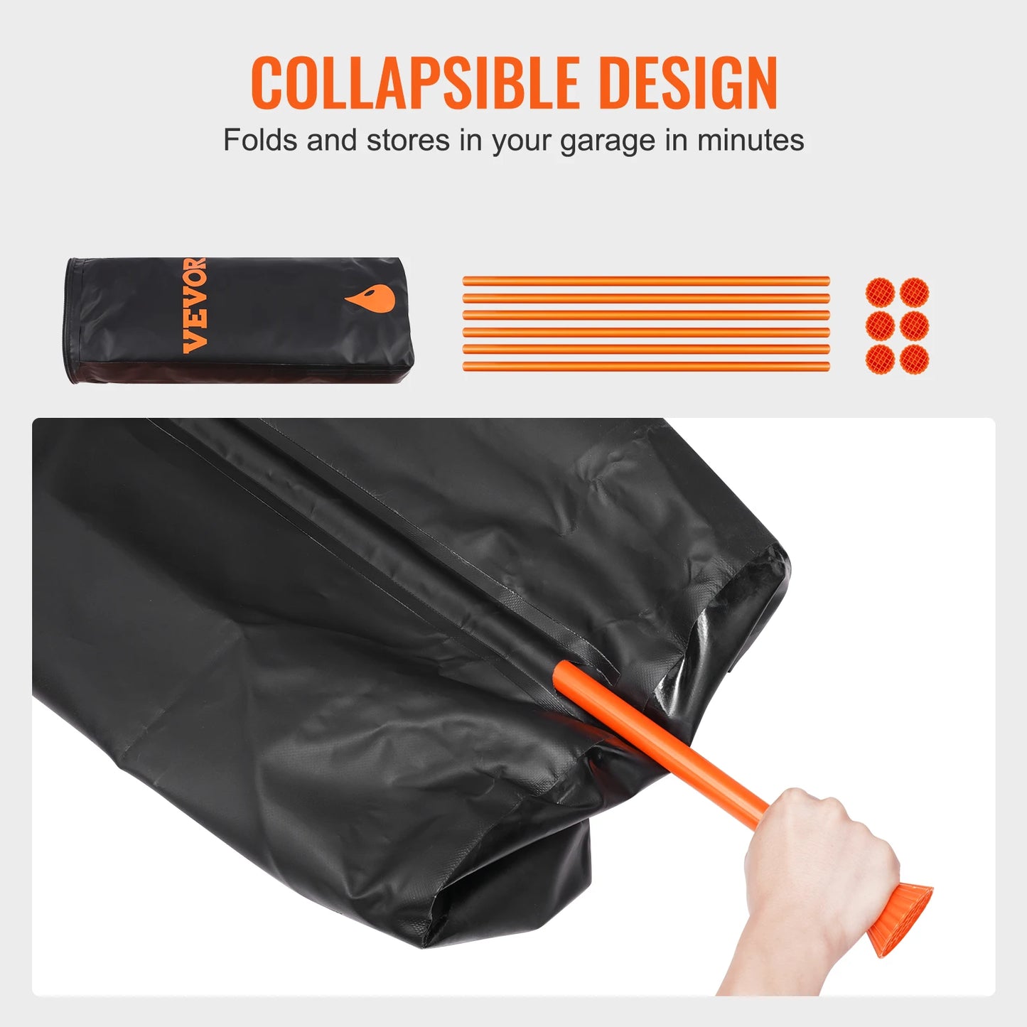 Large Capacity Collapsible Rain Barrel