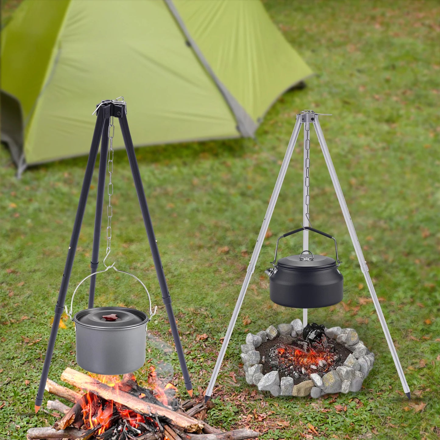 Hanging Barbecue Grills Pots Kettles Outdoor Stove
