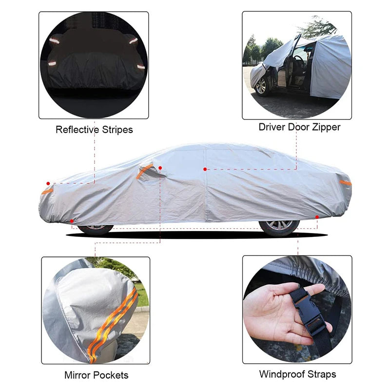 Multi-Layer Full Car Cover