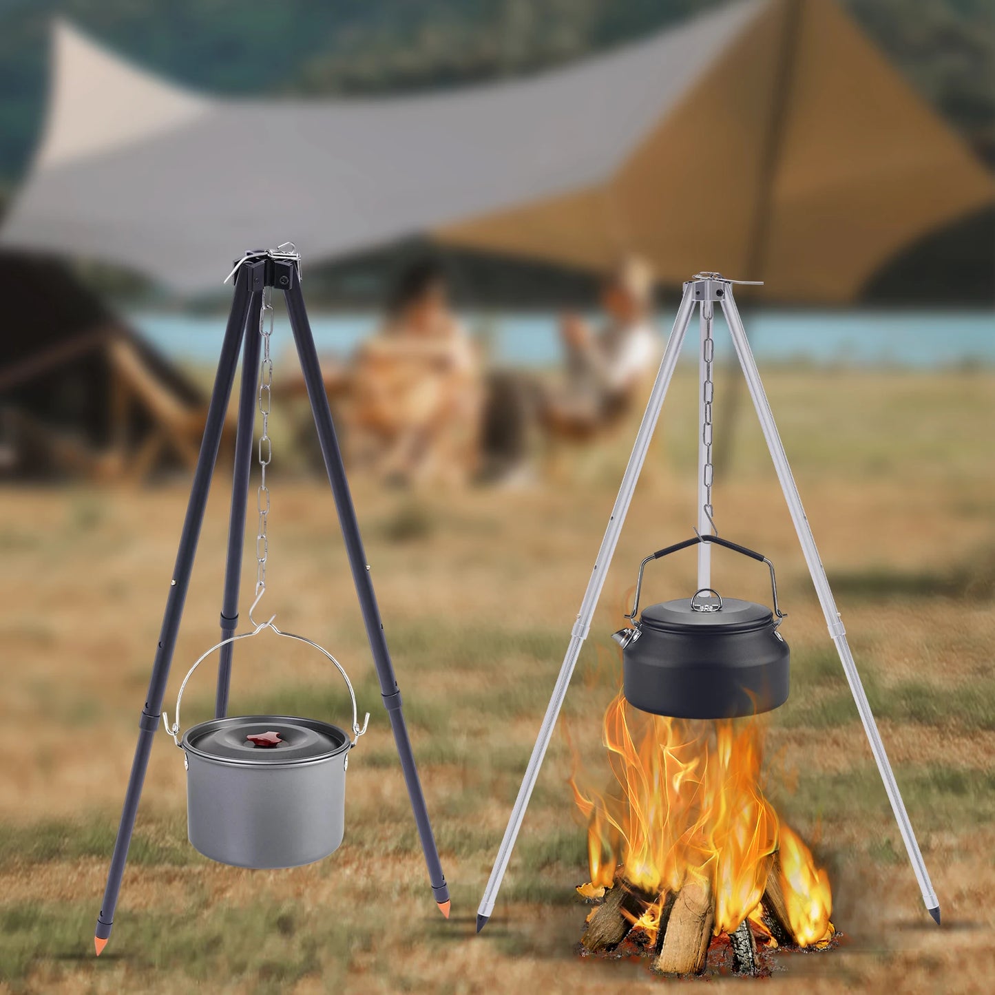 Hanging Barbecue Grills Pots Kettles Outdoor Stove