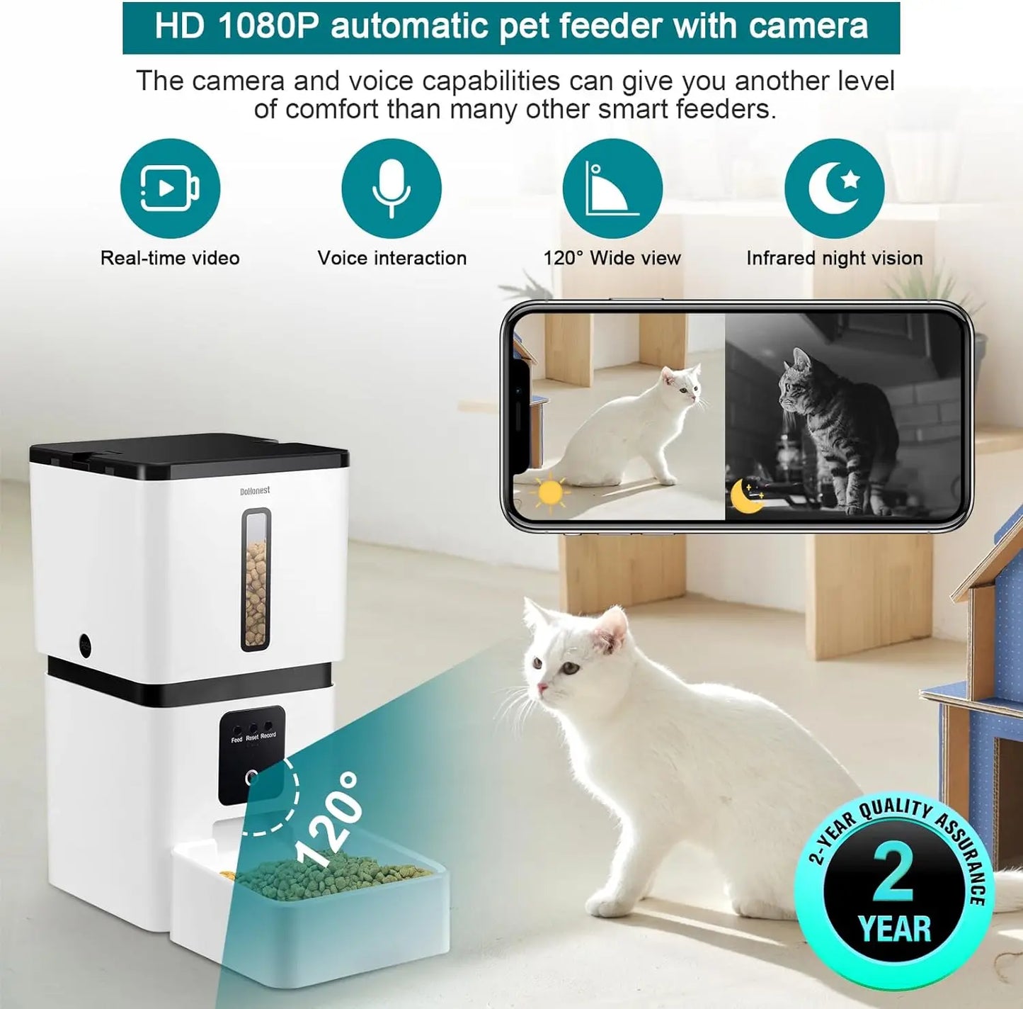 Motion Detection Smart Pet Food Dispenser