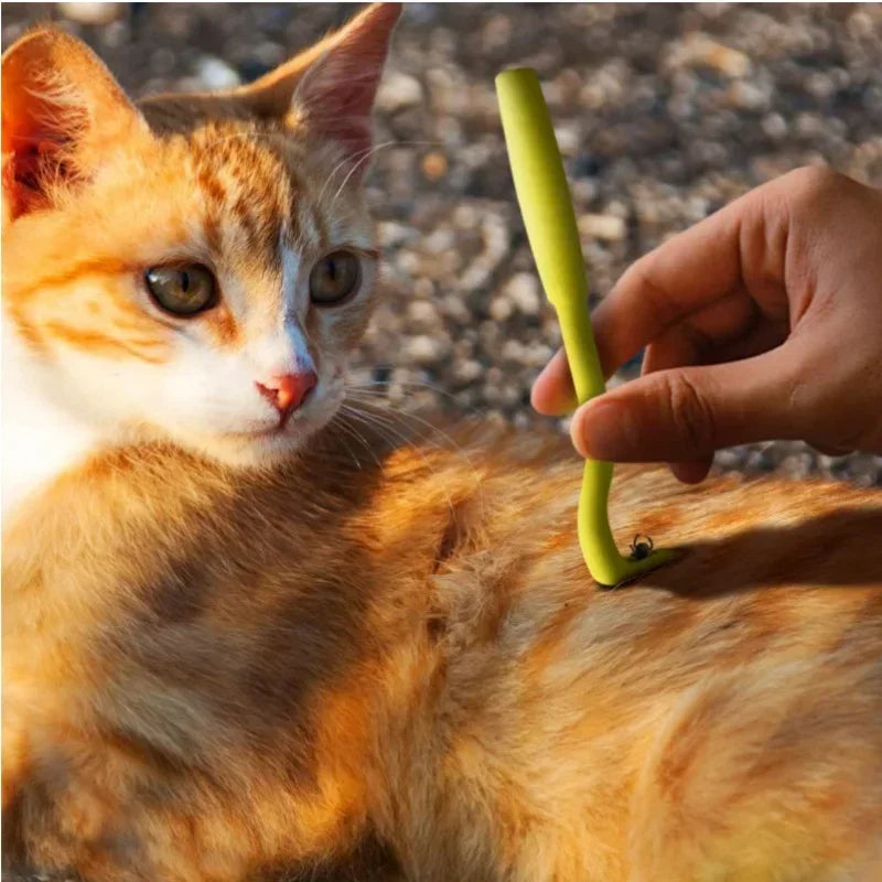 3pcs Flea/Tick Remover Hooked Tweezers
