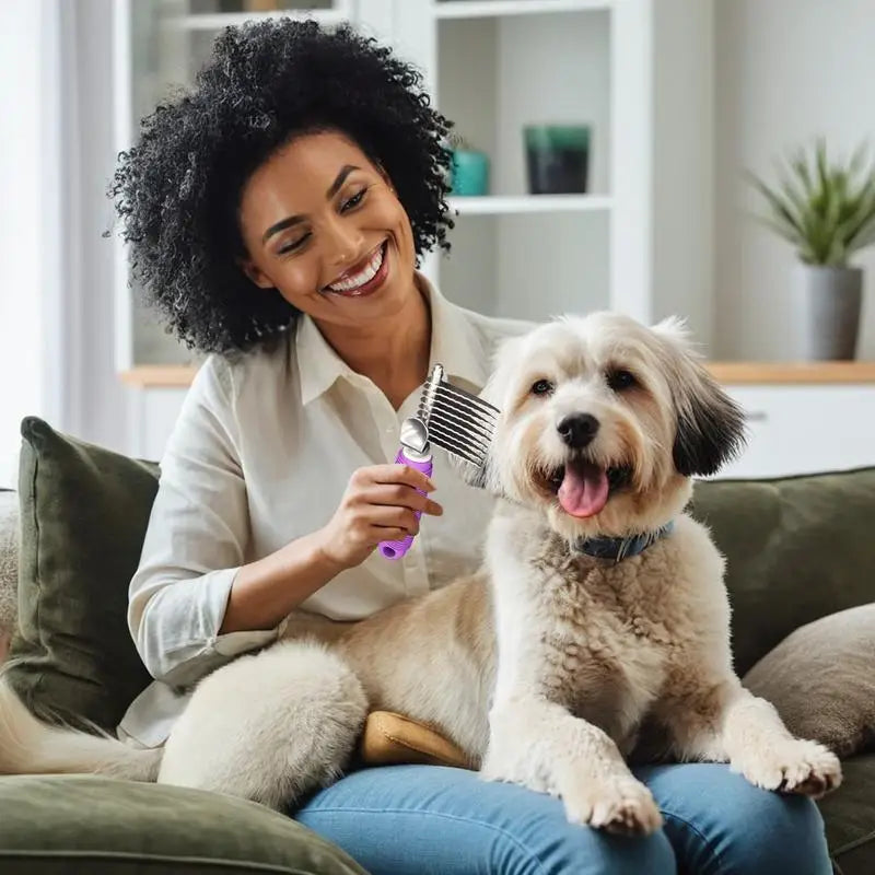 Dog Hair Brush Shedding Dematting Comb