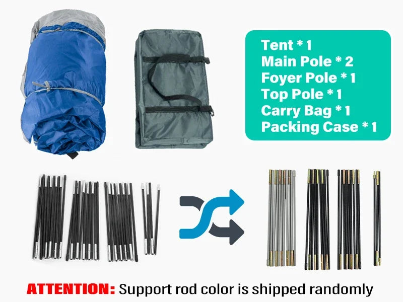 Portable Waterproof Pickup Truck Tent for Camping