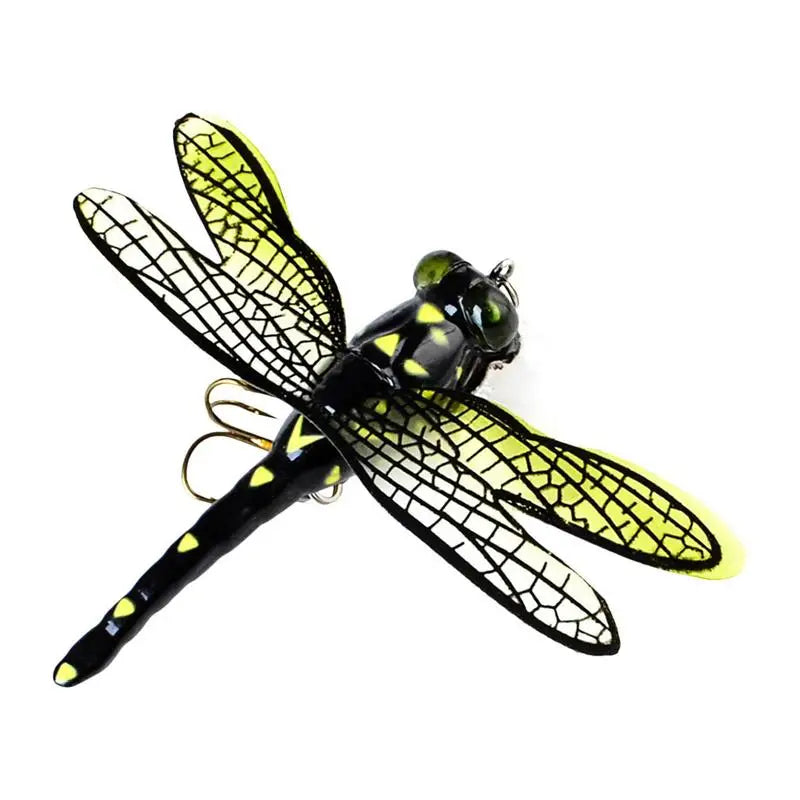 Realistic Dragonfly Double Skirted Swimbait lure