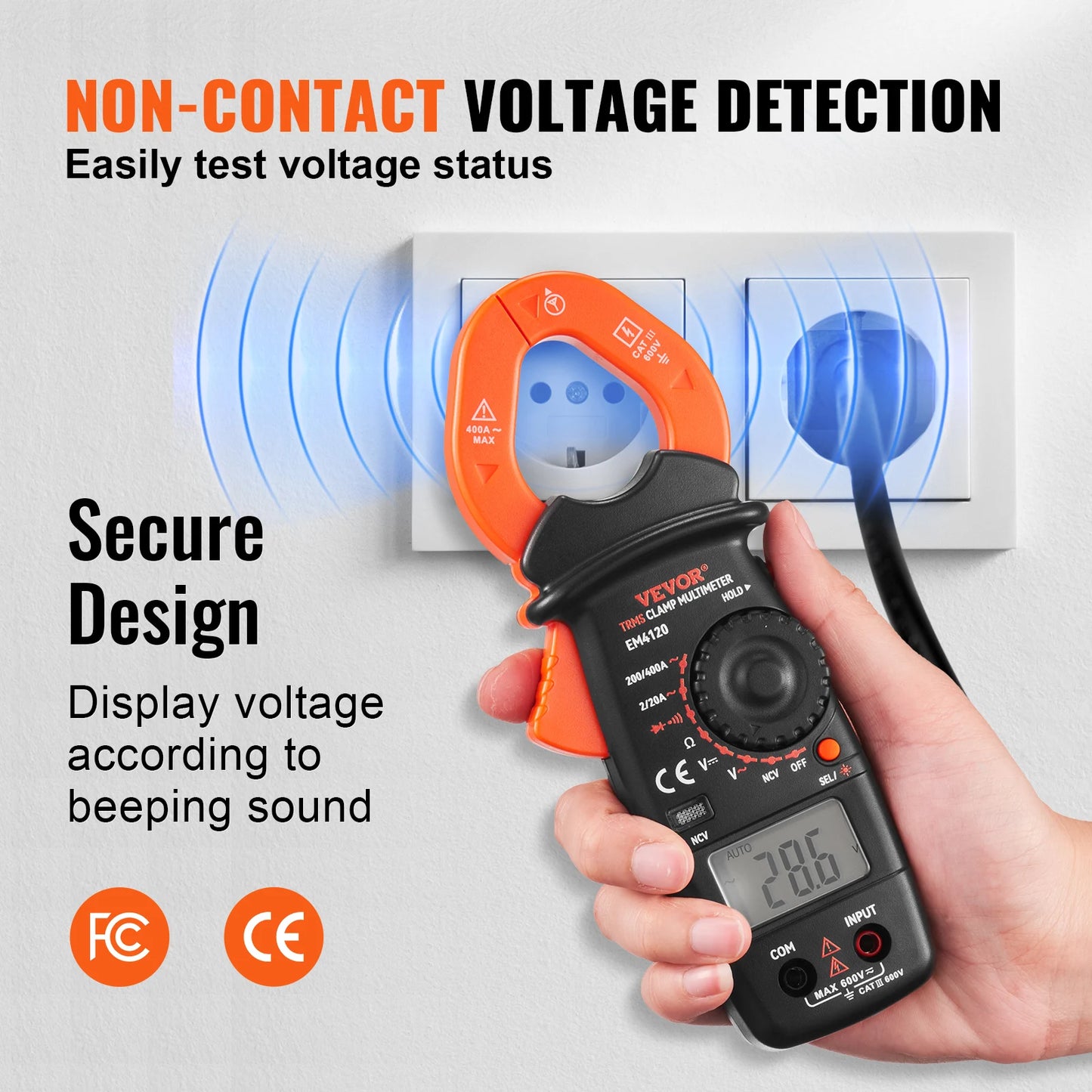 Digital Clamp Multimeter Tester