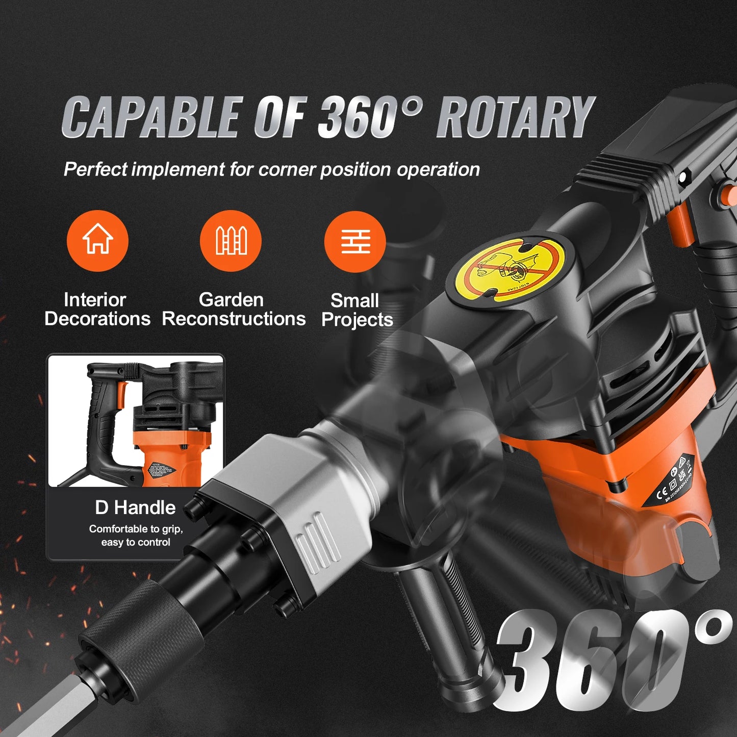 Electric Demolition Jack Hammer