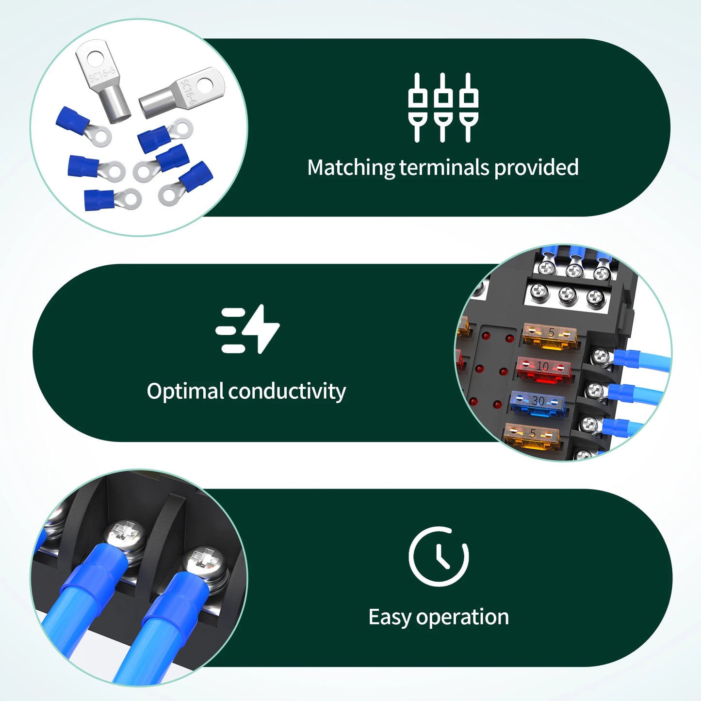 12 Way Fuse Block with LED Indicator