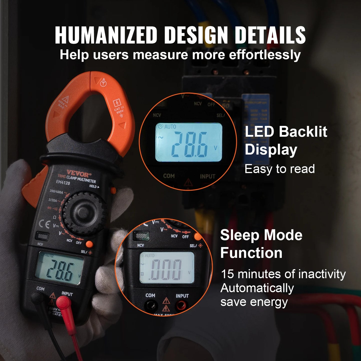 Digital Clamp Multimeter Tester