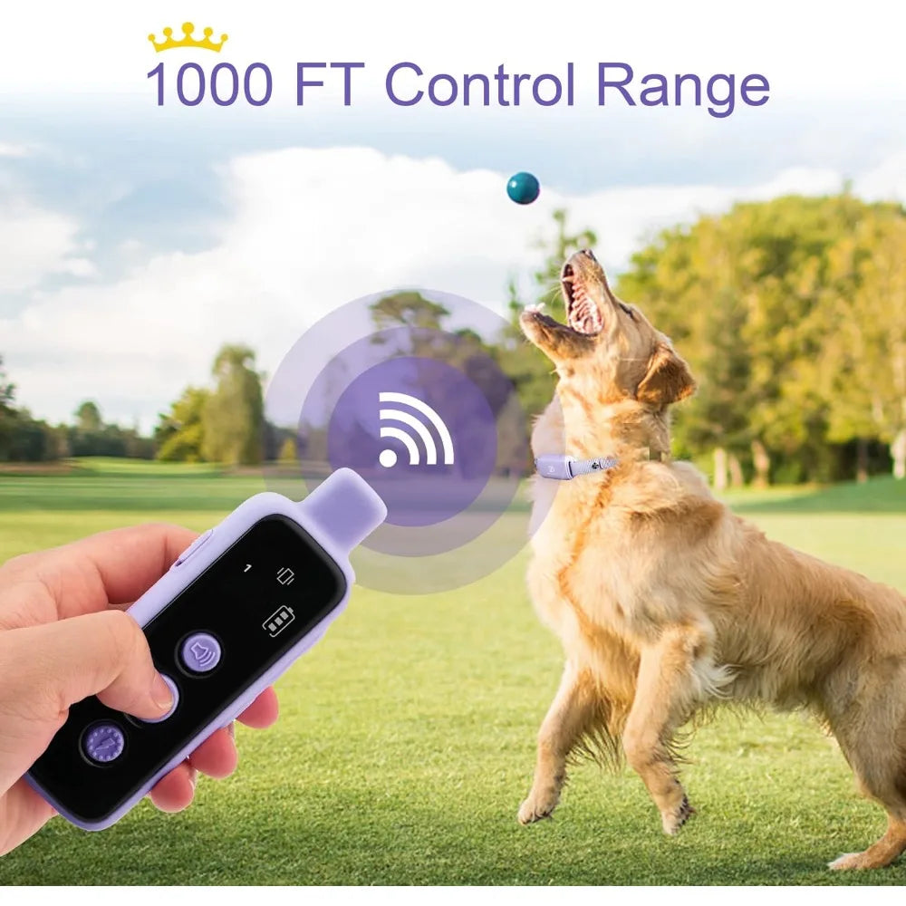 Waterproof Rechargeable, Dog Training Collars with Remote