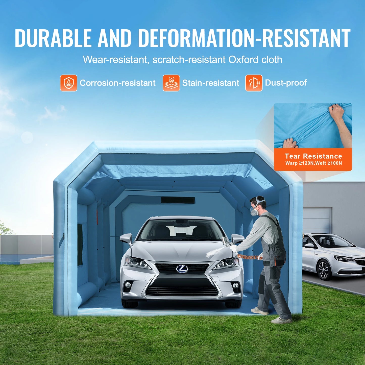 VEVOR Inflatable Paint & Spray Booth
