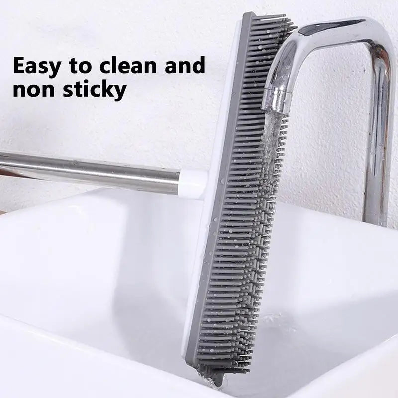 Pet Hair Rubber Broom Floor Brush for Carpet
