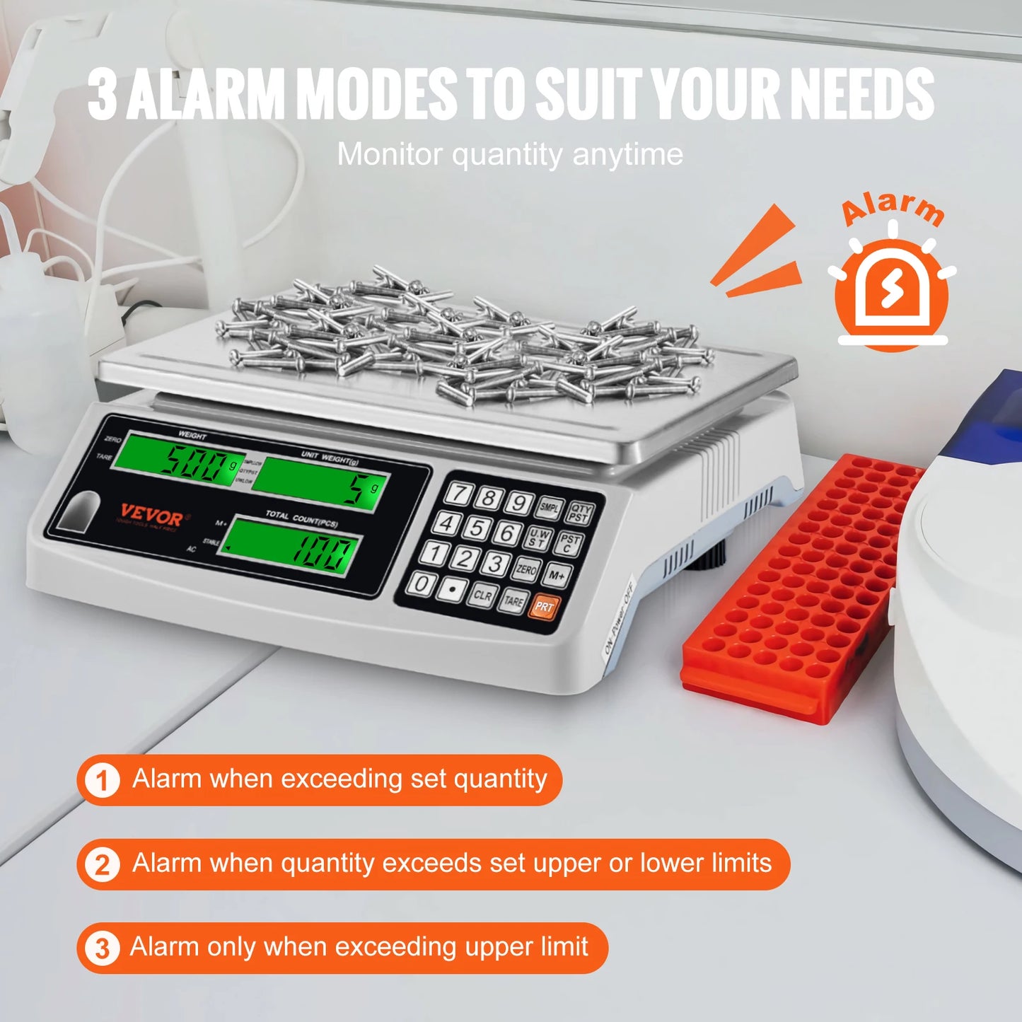 Precision Digital Counting Scale with LCD Screens