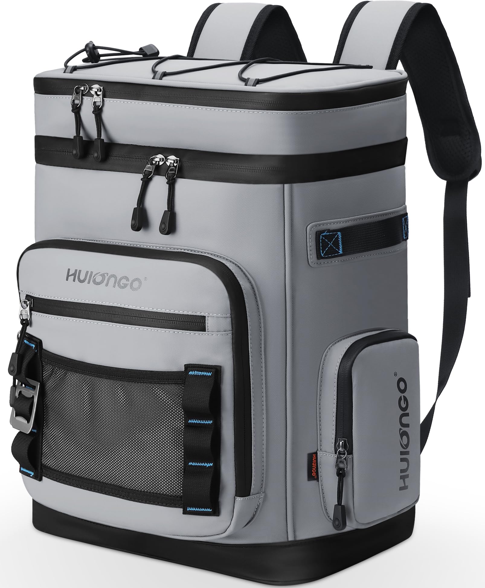Large Waterproof Insulated Cooler Backpack for Men & Women, Leak Proof Cooler Backpack for Camping, Beach, Fishing, Picnic, Travel, Outdoor, 30L, 48Cans