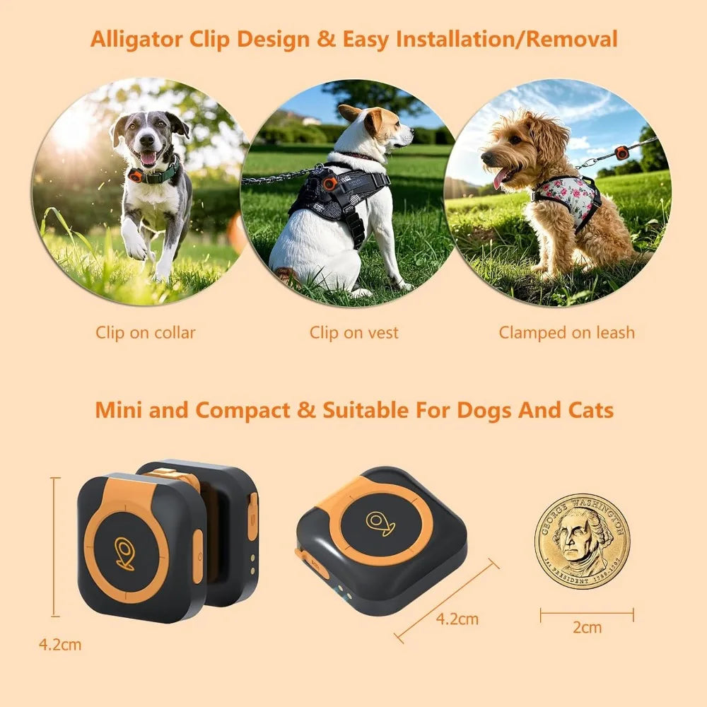 PawPoint Pet GPS Tracker With Health Monitor Collar