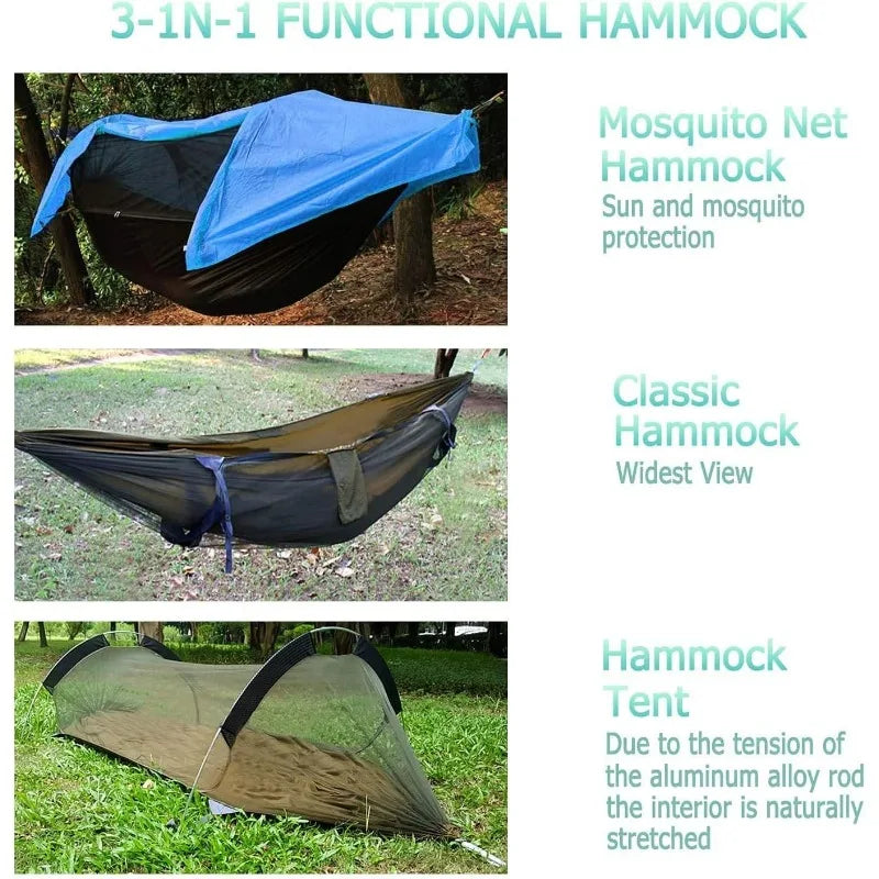 Lightweight Backpacking Ground Hammock Tent